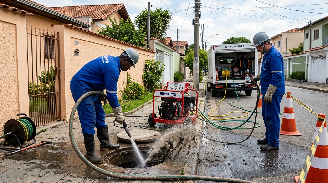 Hidrojateamento residencial em Feira de Santana-BA